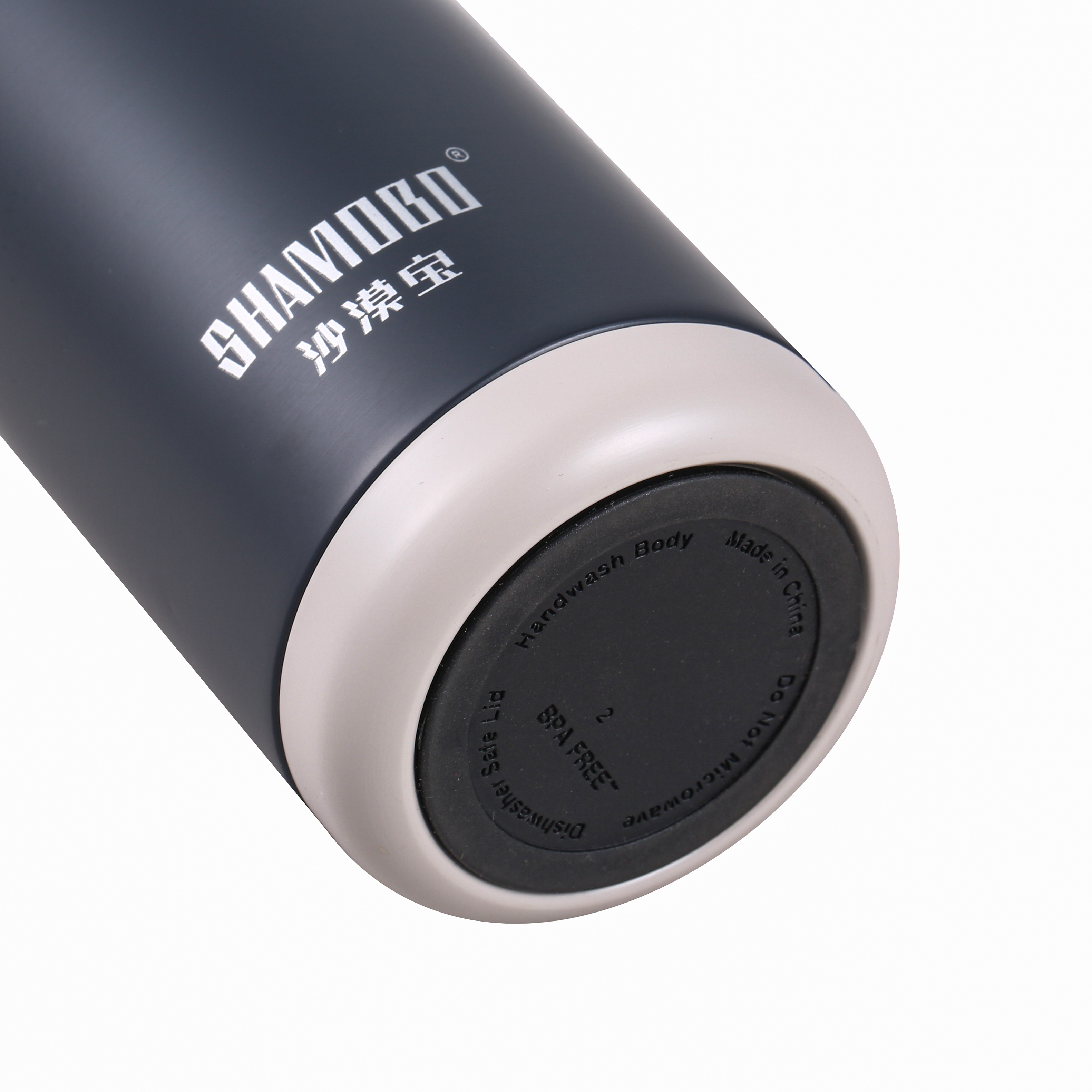 WL 400ml Metal Grey Business Bottle