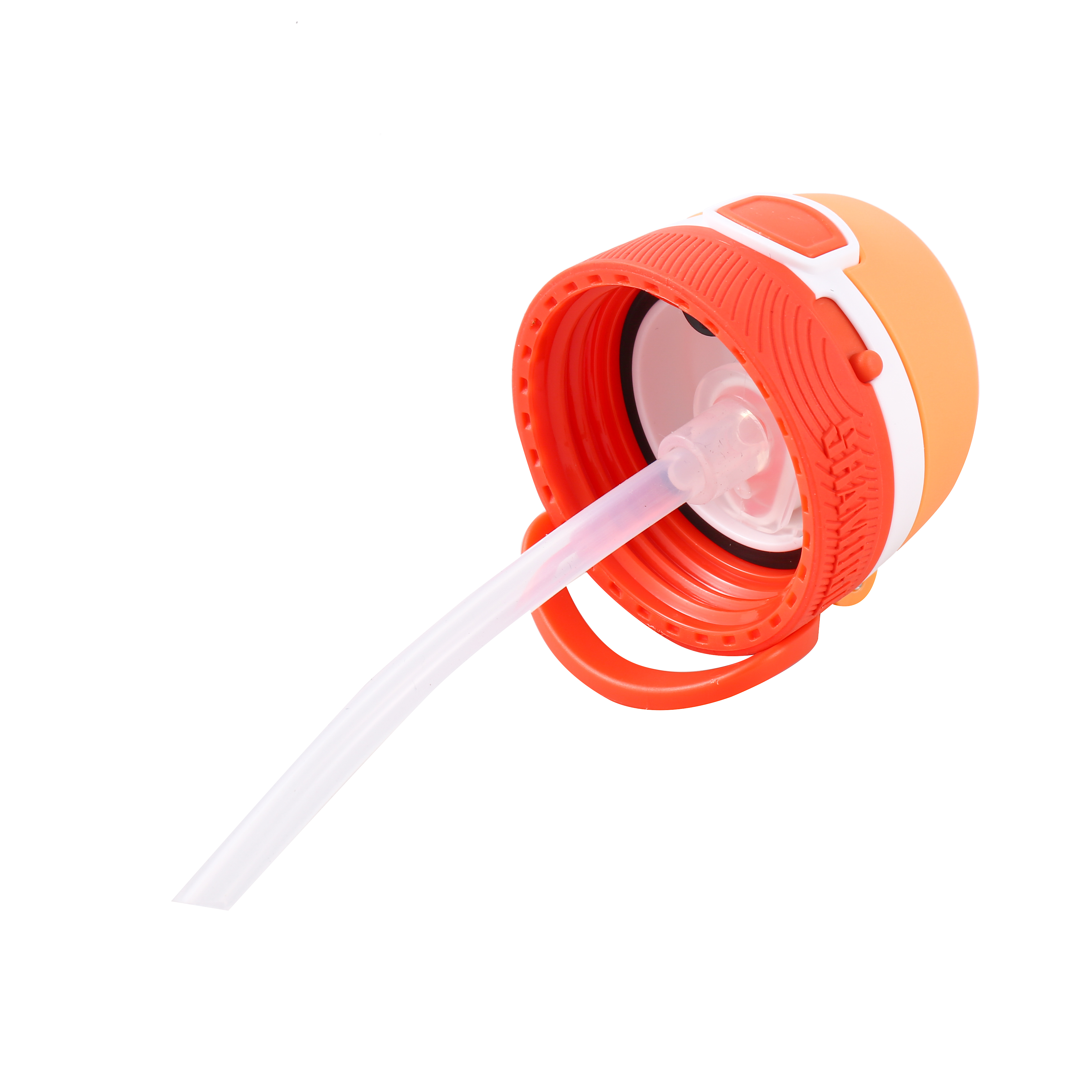 XQD Orange Cat 350ml Insulated Bottle with Straw