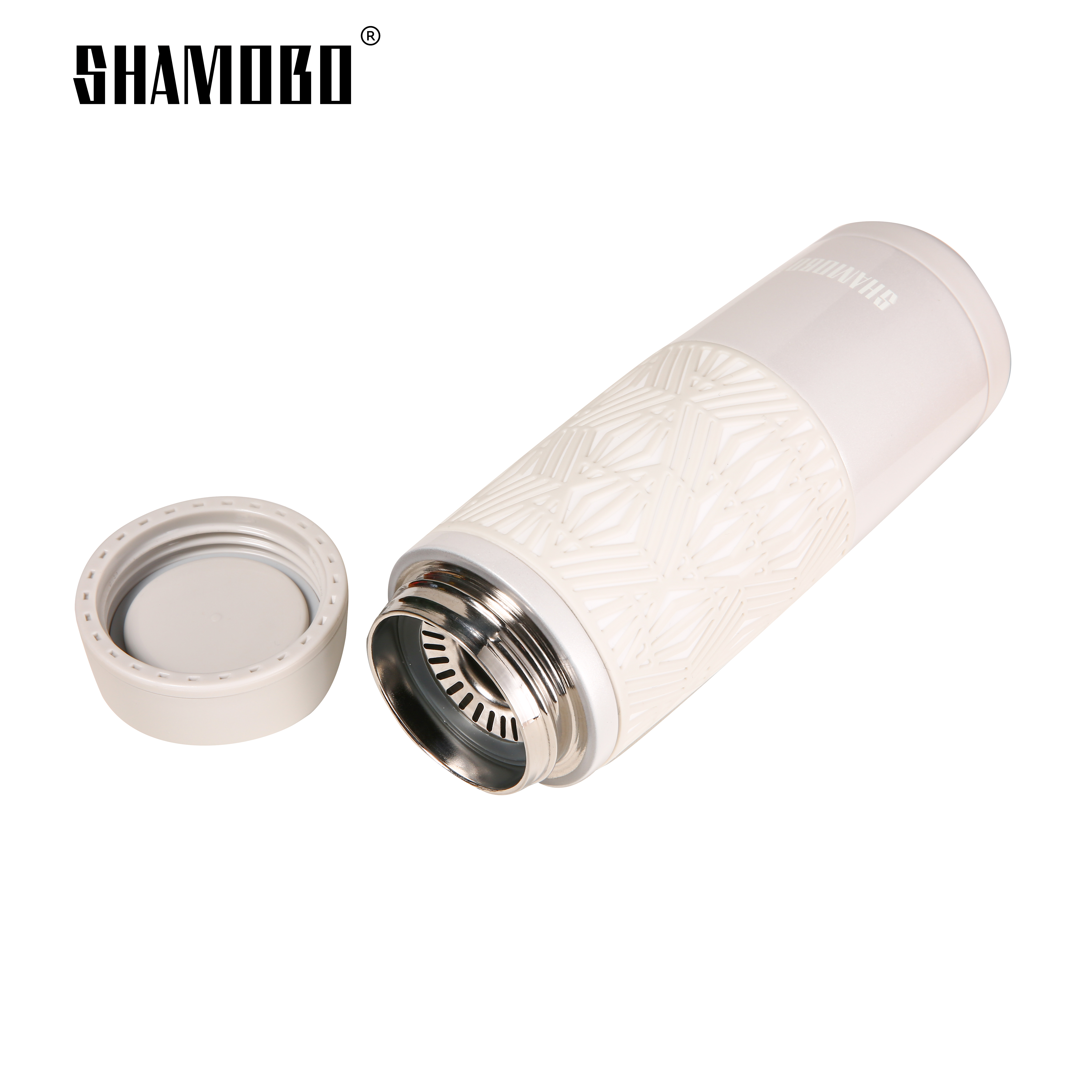 JL 420ml Premium Business Bottle Pearl White