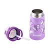 XQD Purple Butterfly 350ml Insulated Bottle with Straw